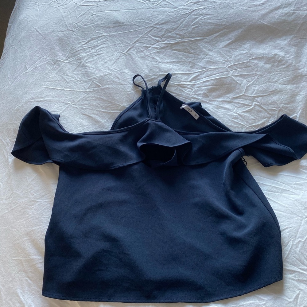 Mango open shoulders shirt